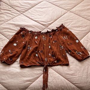 Burnt Orange/Brown Top